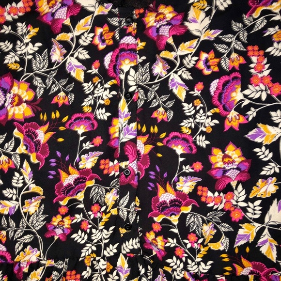 H&M Divided Bell Sleeve Floral Tunic Dress - Picture 5 of 8